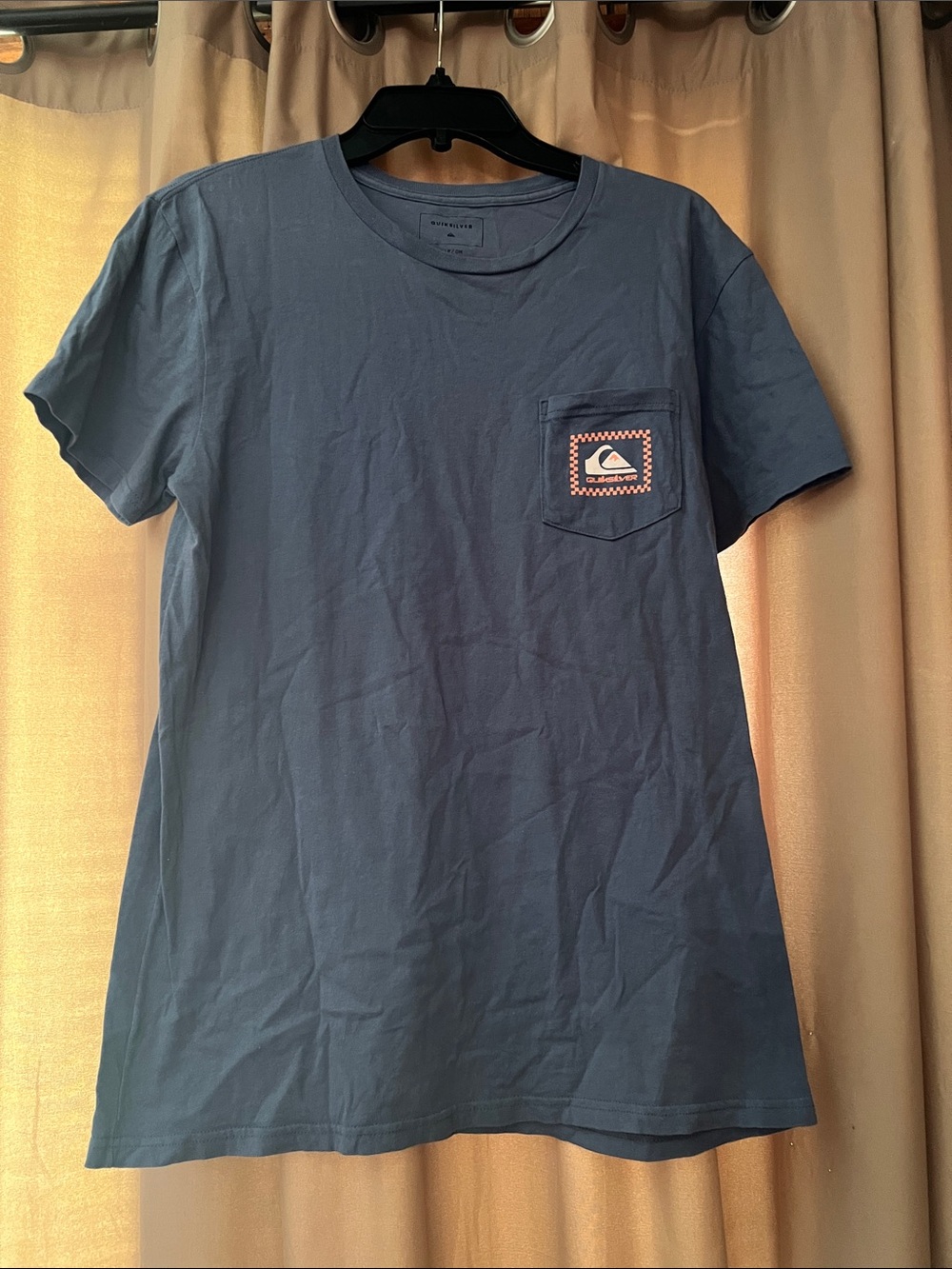 Quiksilver Men's Slate Blue Pocket T-Shirt